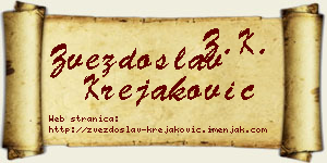 Zvezdoslav Krejaković vizit kartica
